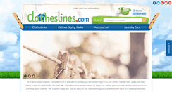 Desktop Screenshot of clotheslines.com